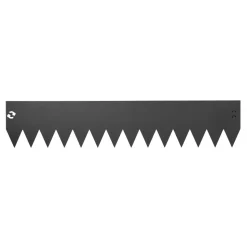 VEVOR Galvanized Steel Landscape Edging, 6-Pack 40 x 8 Inch Metal Edging for Landscaping with 6 Mounting Clips, Bendable Metal Garden Edge Border for Flower Bed, Yard Pathway, Black