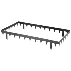 VEVOR Galvanized Steel Landscape Edging, 10-Pack 40 x 4.5 Inch Metal Edging for Landscaping with 11 Mounting Clips, Heavy Duty Metal Garden Edge Border for Flower Bed, Yard Pathway, Black