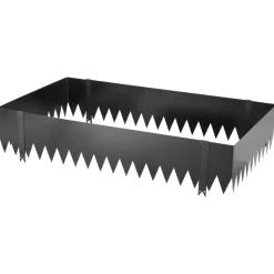 VEVOR Galvanized Steel Landscape Edging, 6-Pack 40 x 10 Inch Metal Edging for Landscaping with 8 Mounting Clips, Heavy Duty Metal Garden Edge Border for Flower Bed, Yard Pathway, Black