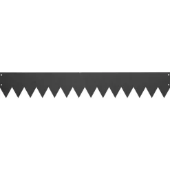 VEVOR Galvanized Steel Landscape Edging, 24-Pack 40 x 6 Inch Metal Edging for Landscaping with 26 Mounting Clips, Heavy Duty Metal Garden Edge Border for Flower Bed, Yard Pathway, Black