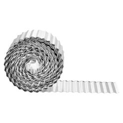 VEVOR Galvanized Steel Landscape Edging, 50 ft x 6 in Metal Edging for Landscaping with Gloves, Easy-to-Install Bendable Metal Strips, Heavy Duty Metal Garden Edge Border for Flower Bed, Yard Pathway