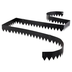VEVOR Galvanized Steel Landscape Edging, 40 ft x 6 in Metal Edging for Landscaping with Gloves, Easy-to-Install Bendable Metal Strips, Heavy Duty Metal Garden Edge Border for Flower Bed, Yard Pathway