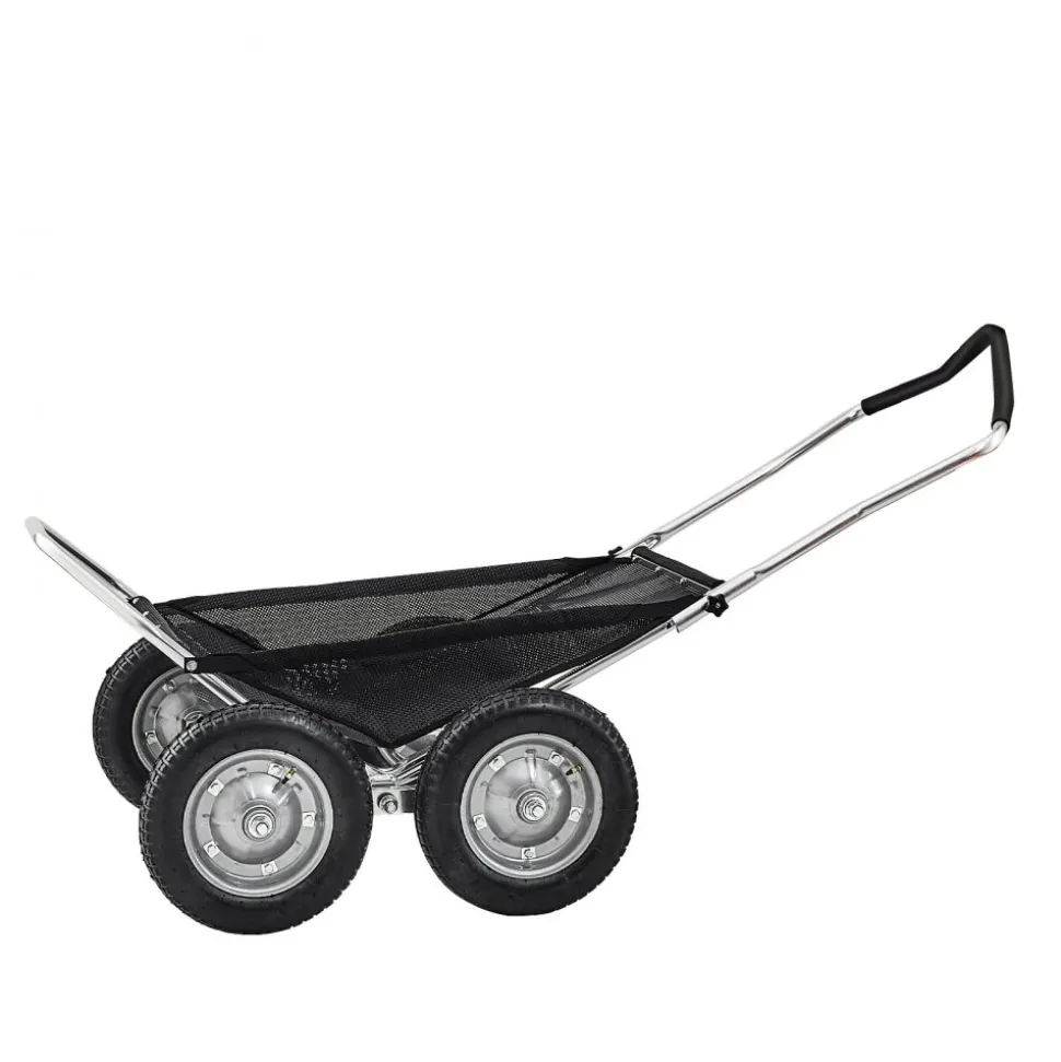 VEVOR Game Carts for Hunting, 500LBS Deer Cart Game Hauler, Heavy-Duty Crawler Cart, All-Terrain Folding Deer Hauling Cart with Shock-Absorbing Tires, Utility Gear Dolly for Hunting Fishing Hiking