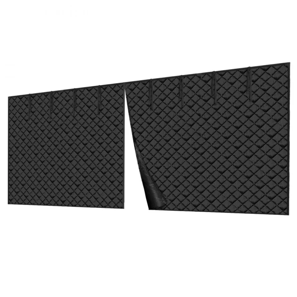 VEVOR Garage Door Screen for Winter, 18x7FT, Garage Door Insulation Kit, Magnetic Thermal Insulated Door Curtain with 300D Oxford Fabric Heavy Duty Weighted Bottom, Easy Assembly for Garage Door