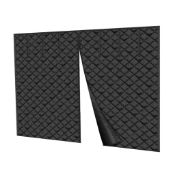 VEVOR Garage Door Screen for Winter, 9x7FT, Garage Door Insulation Kit, Magnetic Thermal Insulated Door Curtain with 300D Oxford Fabric Heavy Duty Weighted Bottom, Easy Assembly for Garage Door