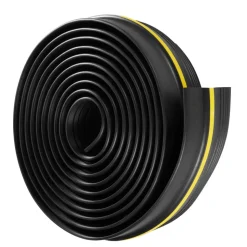 VEVOR Garage Door Threshold and Bottom Seals Kit, 16 FT U Shape+O Ring Universal Garage Door Bottom Seal Weatherstrip PVC, Combine with Weatherproof Garage Threshold Seal Strip with Adhesive, Black