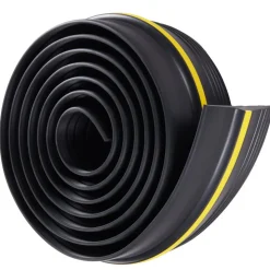 VEVOR Garage Door Threshold and Bottom Seals Kit, 10 FT U Shape+O Ring Universal Garage Door Bottom Seal Weatherstrip PVC, Combine with Weatherproof Garage Threshold Seal Strip with Adhesive, Black