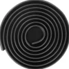 VEVOR Garage Door Threshold Seal Strip, 16.5 FT Universal Garage Door Floor Seal Strip with Adhesive, Garage Door Bottom Weatherproof Strip, Upgraded Thick PVC DIY Weather Stripping Replacement, Black