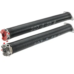 VEVOR Garage Door Torsion Springs, Pair of 0.207 x 2 x 22inch, 16000 Cycles, Garage Door Springs with Non-Slip Winding Bars, Gloves and Mounting Wrench, Electrophoresis Coated for Replacement