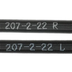 VEVOR Garage Door Torsion Springs, Pair of 0.207 x 2 x 22inch, 16000 Cycles, Garage Door Springs with Non-Slip Winding Bars, Gloves and Mounting Wrench, Electrophoresis Coated for Replacement