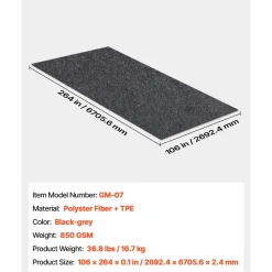 VEVOR Garage Floor Mat, 8'10