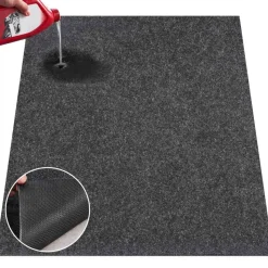 VEVOR Garage Floor Mat, 7.5'x20' Waterproof Protection from Water,Snow, Rain,Mud and Oil for Cars, Non-slip Heavy Duty Containment Mat with TPE Anti-Leak Backing & Easy to Clean & Cuttable