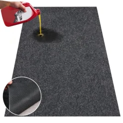 VEVOR Garage Floor Mat, 7.6'x19' Waterproof Protection from Water,Snow, Rain,Mud and Oil for Cars, Non-slip Heavy Duty Containment Mat with TPE Anti-Leak Backing & Easy to Clean & Cuttable