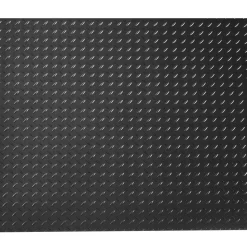 VEVOR Garage Floor Roll, 4 x 25 ft Garage Flooring Mat, 3 mm Thickened Rubber Diamond Plate Floor Protector Mat, Non-Slip, Wear-resist, Waterproof, Easy to Clean for Warehouse, Gyms,Trailer, Black