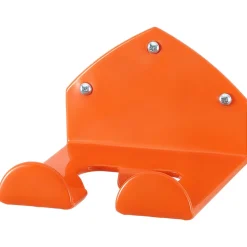 VEVOR Garage Organizer Trimmer Rack 5.9 Inch 2 Pack 180 lbs Total Load, Wall Mount Garden Power Tool Hanger Weed Whackers Holder for Grass/Hedge Trimmer, Leaf Blower, Chainsaw, Garden Tools, Orange