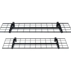 VEVOR Garage Storage Shelving, 2 Pack, 4 x 1 ft Heavy Duty Garage Shelves Wall Mounted, 400 lbs Load Capacity(Total) Garage Storage Rack Floating Shelves, Suitable for Shop, Shed, Garage Storage