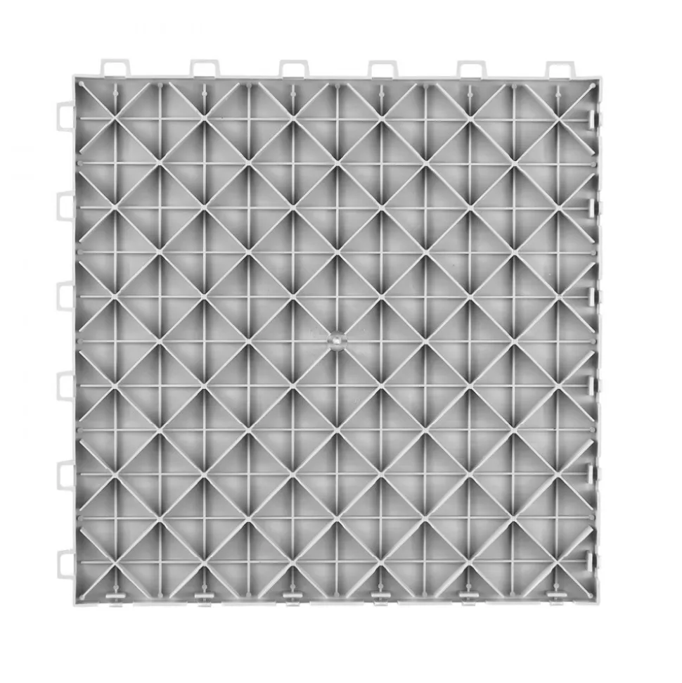 VEVOR Garage Tiles Interlocking, 12 x 12 x 0.53 inch 25 Pack Garage Floor Covering Tiles, Non-Slip Double-Sided Texture Garage Flooring Tiles, for Garages, Basements, Repair Shops, Red