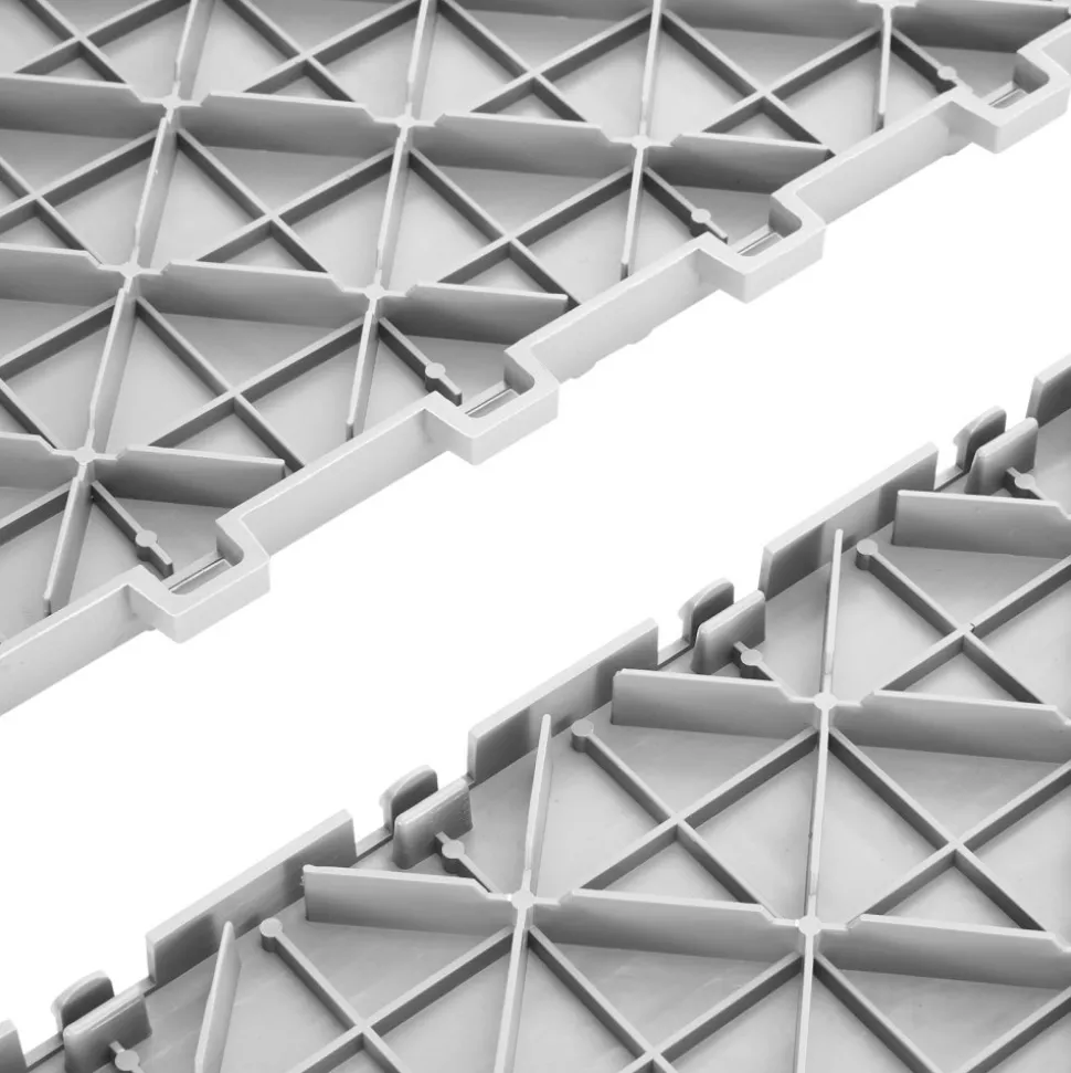 VEVOR Garage Tiles Interlocking, 12 x 12 x 0.53 inch 25 Pack Garage Floor Covering Tiles, Non-Slip Double-Sided Texture Garage Flooring Tiles, for Garages, Basements, Repair Shops, Red