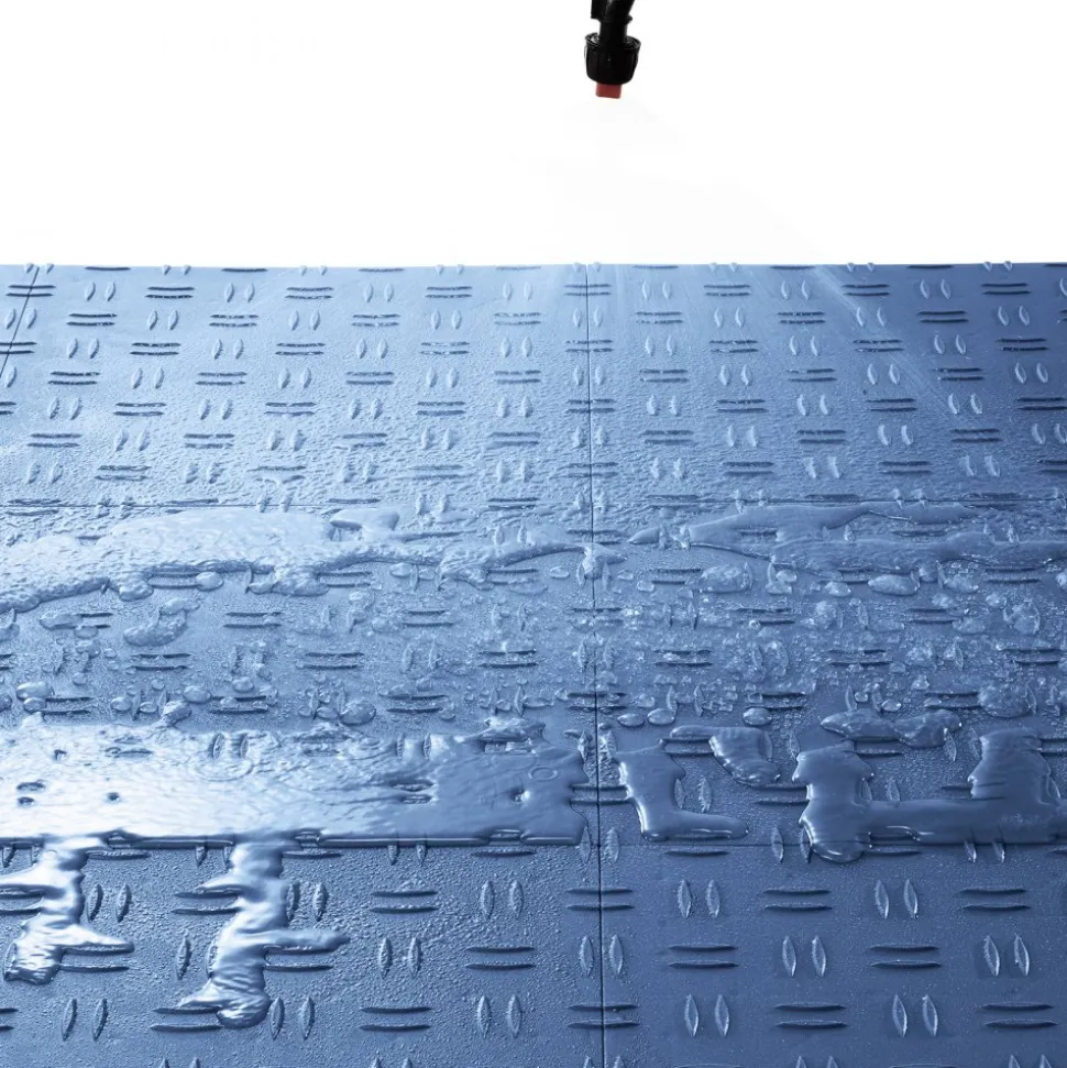 VEVOR Garage Tiles Interlocking, 12 x 12 x 0.53 inch 25 Pack Garage Floor Covering Tiles, Non-Slip Double-Sided Texture Garage Flooring Tiles, for Garages, Basements, Repair Shops, Blue