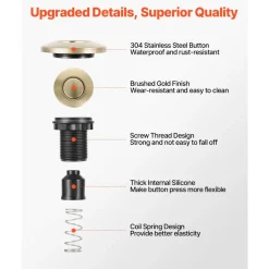 VEVOR Garbage Disposal Air Switch Kit, 2.5