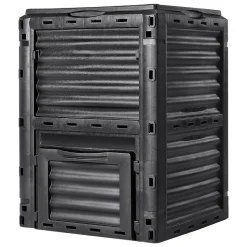 VEVOR Garden Compost Bin 80 Gal, BPA Free Composter, Large Capacity Outdoor Composting Bin with Top Lid and Bottom Door, Easy Assembling, Lightweight, Fast Creation of Fertile Soil
