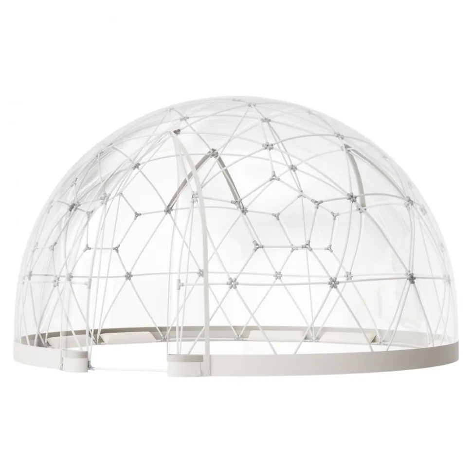 VEVOR Garden Dome Igloo, 15 x 9.5 ft Outdoor Clear Bubble Tent for 10-14 Person, Weatherproof Geodesic Dome Greenhouse with Window, PVC Igloo Tent for Backyard Patios Camping Party Wedding