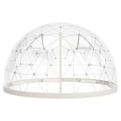VEVOR Garden Dome Igloo, 9.5 x 5.7 ft Outdoor Clear Bubble Tent for 2-4 Person, Weatherproof Geodesic Dome Greenhouse with Window, PVC Igloo Tent for Backyard Patios Camping Party Wedding