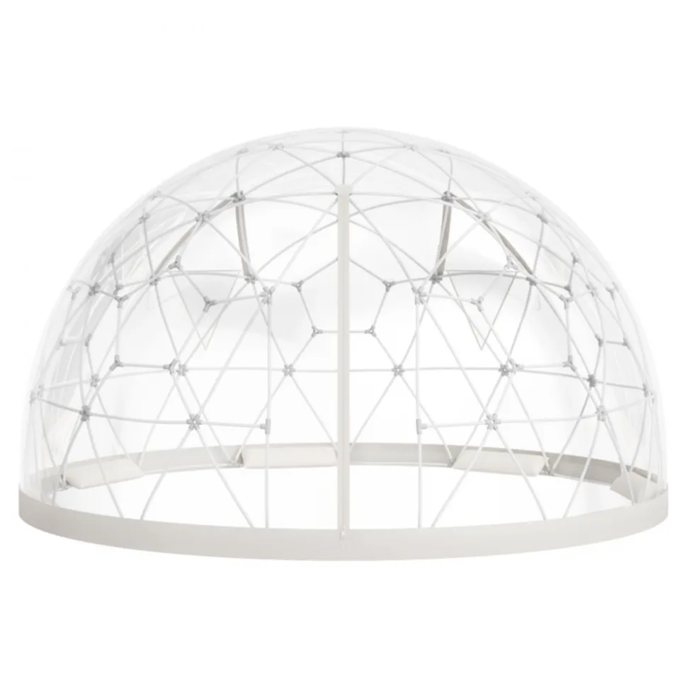 VEVOR Garden Dome Igloo, 9.5 x 5.7 ft Outdoor Clear Bubble Tent for 2-4 Person, Weatherproof Geodesic Dome Greenhouse with Window, PVC Igloo Tent for Backyard Patios Camping Party Wedding