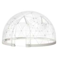 VEVOR Garden Dome Igloo, 9.5 x 5.7 ft Outdoor Clear Bubble Tent for 2-4 Person, Weatherproof Geodesic Dome Greenhouse with Window, PVC Igloo Tent for Backyard Patios Camping Party Wedding