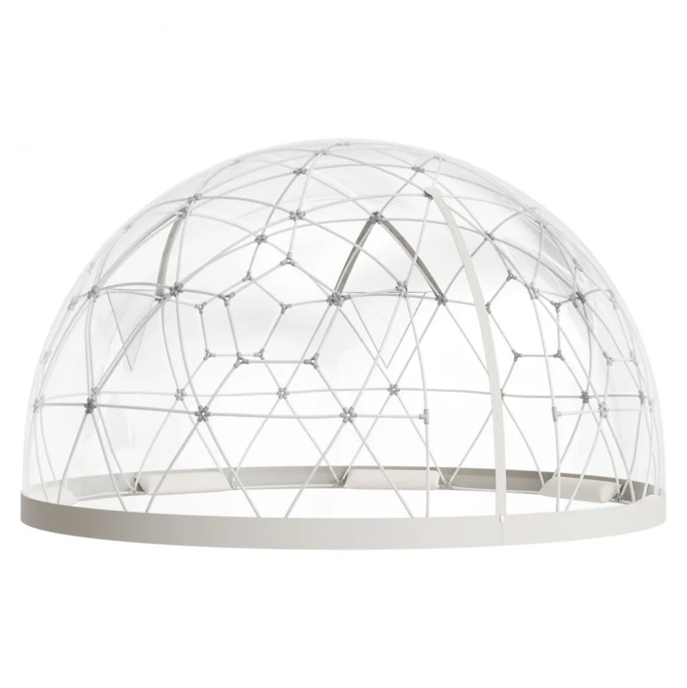 VEVOR Garden Dome Igloo, 9.5 x 5.7 ft Outdoor Clear Bubble Tent for 2-4 Person, Weatherproof Geodesic Dome Greenhouse with Window, PVC Igloo Tent for Backyard Patios Camping Party Wedding
