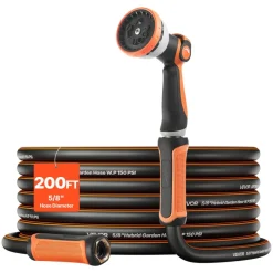 VEVOR Garden Hose, 200 ft 5/8