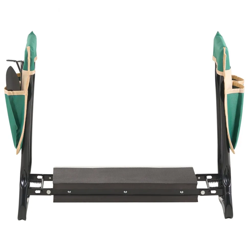 VEVOR Garden Kneeler and Seat, 8 in Wide Kneeling Pad, Heavy Duty Garden Kneeling Stool, Folding Garden Seat with 2 Tool Bags, Relieve Knee & Back Pain, Portable Garden Bench for Women Grandparents