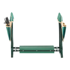 VEVOR Garden Kneeler and Seat, 6 in Wide Kneeling Pad, Heavy Duty Garden Kneeling Stool, Folding Garden Seat with 2 Tool Bags, Relieve Knee & Back Pain, Portable Garden Bench for Women Grandparents