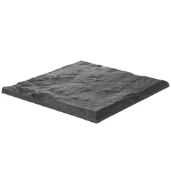 VEVOR Garden Stepping Stones, 4Pcs 15.5 x 15.5 in, Decorative Stepping Stones with Stakes, Weather-Resistant Plastic Pathway Pavers, Smooth Surface, Outdoor Walkway for Lawn Patio Landscape, Grey