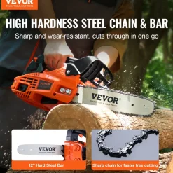 VEVOR Gas Chainsaw, 25.4CC 12