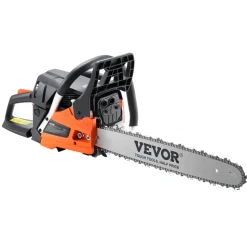 VEVOR Gas Chainsaw, 52CC 18" 2.55HP, Gasoline Powered Chain Saw, Handheld Cordless Petrol Chainsaws for Tree Wood Branch Cutting, Tree Trimming, Land Clearing, Farm Garden Ranch Forest Cutting Use
