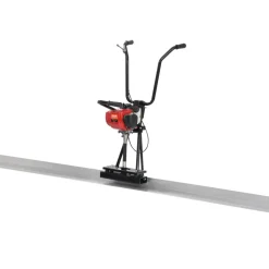VEVOR Gas Concrete Power Screed, 11ft Aluminum Board Straight Edge Bar Set, 4 Stroke Cement Finishing Vibrating Motor with Height Adjustable Handles, High Efficient Concrete Tools 6500RPM