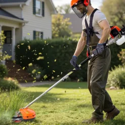 VEVOR Gas Hedge Trimmer, 2 Cycle Gas Power Handheld Hedge Trimmer, 5-in-1 63cc Cordless Weed Eater with Protective Gear Set, Includes Hedge and String Trimmer, Brush Cutter(3T & 40T Blades), Pole Saw