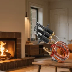 VEVOR Gas Pilot Assembly, OE 485-510A,4021-736,2103-010 Fireplace Gas Pilot Assembly Kit, Natural Gas Ignition Replacement, Compatible with Quadra-Fire, Heat & Glo, Heatilator Models,Black