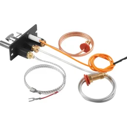 VEVOR Gas Pilot Assembly, OE 485-510A,4021-736,2103-010 Fireplace Gas Pilot Assembly Kit, Natural Gas Ignition Replacement, Compatible with Quadra-Fire, Heat & Glo, Heatilator Models,Black