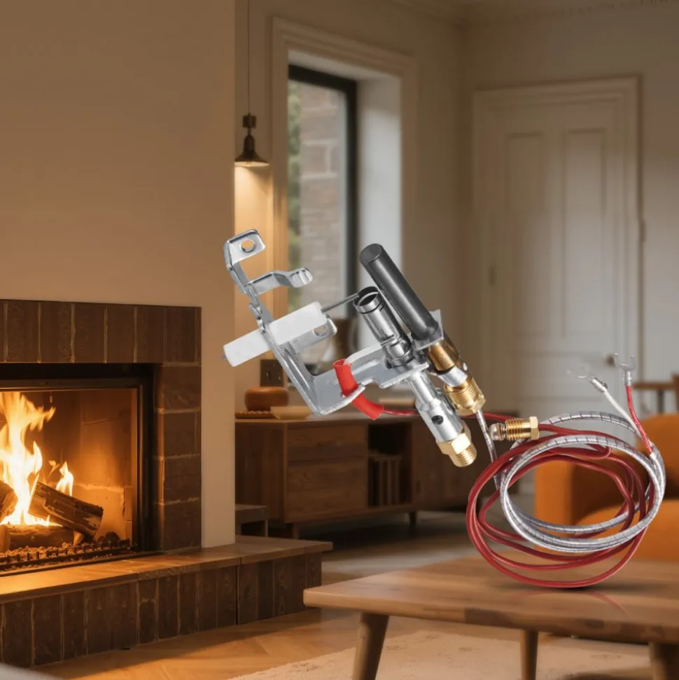 VEVOR Gas Pilot Assembly, OE 14D0477, LPG8404, SRV14D0477 Fireplace Gas Pilot Assembly Kit, LPG Ignition Replacement, Compatible with Lexington Forge, Majestic, Martin, Monessen Models