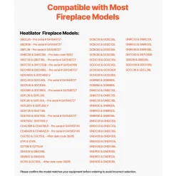 VEVOR Gas Pilot Assembly, OE 4021-732, 25660 Fireplace Gas Pilot Assembly, Natural Gas Ignition Replacement with Pilot Tube, Thermocouple, Thermopile, Wires, Compatible with Heatilator Models