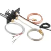 VEVOR Gas Pilot Assembly, OE 69L17, 69L1701, 904405, J4117, 108084-02 Fireplace Gas Pilot Assembly Kit, Natural Gas Ignition Replacement, Compatible with Lennox, Superior, Astria Models, Black