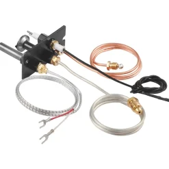 VEVOR Gas Pilot Assembly, OE 69L17, 69L1701, 904405, J4117, 108084-02 Fireplace Gas Pilot Assembly Kit, Natural Gas Ignition Replacement, Compatible with Lennox, Superior, Astria Models, Black