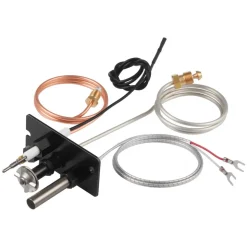 VEVOR Gas Pilot Assembly, OE 69L17, 69L1701, 904405, J4117, 108084-02 Fireplace Gas Pilot Assembly Kit, Natural Gas Ignition Replacement, Compatible with Lennox, Superior, Astria Models, Black