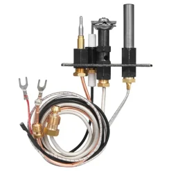 VEVOR Gas Pilot Assembly, OE 69L17, 69L1701, 904405, J4117, 108084-02 Fireplace Gas Pilot Assembly Kit, Natural Gas Ignition Replacement, Compatible with Lennox, Superior, Astria Models, Black