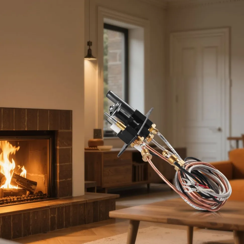 VEVOR Gas Pilot Assembly, OE 10002265, 10002264, SRV10002264 Fireplace Gas Pilot Assembly, Natural Gas & LPG Ignition Replacement, Fit Majestic, Vermont Castings, Temco, Dutchwest, Monessen, Century