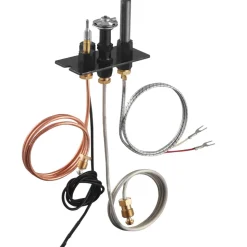 VEVOR Gas Pilot Assembly, OE 10002265, 10002264, SRV10002264 Fireplace Gas Pilot Assembly, Natural Gas & LPG Ignition Replacement, Fit Majestic, Vermont Castings, Temco, Dutchwest, Monessen, Century