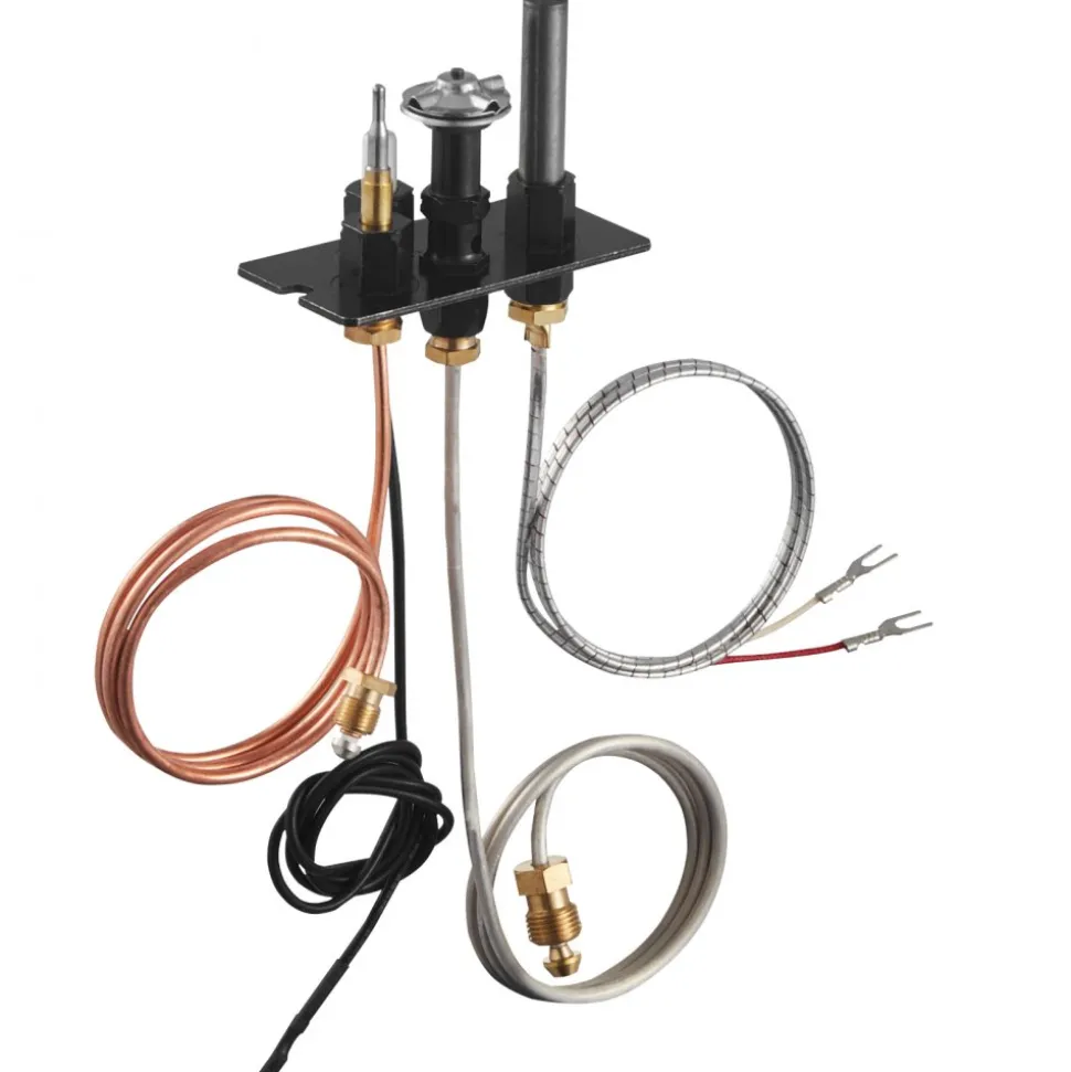 VEVOR Gas Pilot Assembly, OE 10002265, 10002264, SRV10002264 Fireplace Gas Pilot Assembly, Natural Gas & LPG Ignition Replacement, Fit Majestic, Vermont Castings, Temco, Dutchwest, Monessen, Century