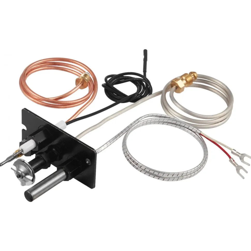 VEVOR Gas Pilot Assembly, OE 10002265, 10002264, SRV10002264 Fireplace Gas Pilot Assembly, Natural Gas & LPG Ignition Replacement, Fit Majestic, Vermont Castings, Temco, Dutchwest, Monessen, Century